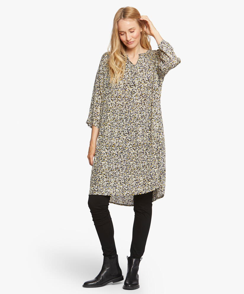 NATALIA DRESS, Oil Yellow