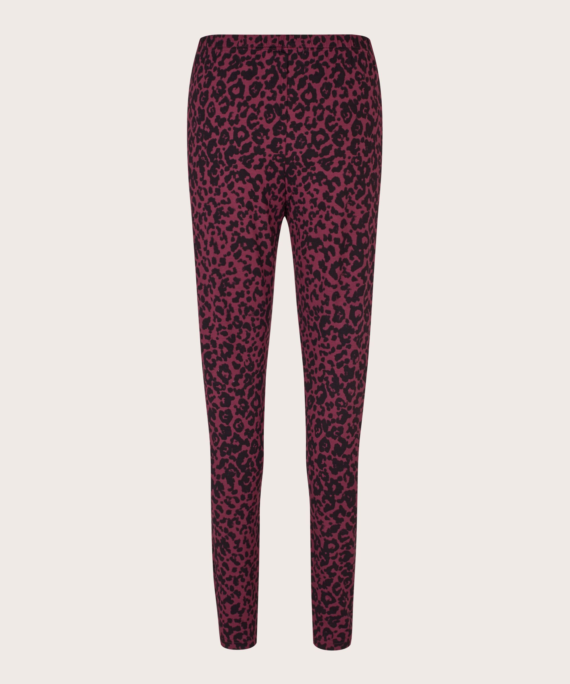 leggings en jersey à imprimé léopard, Tawny Port