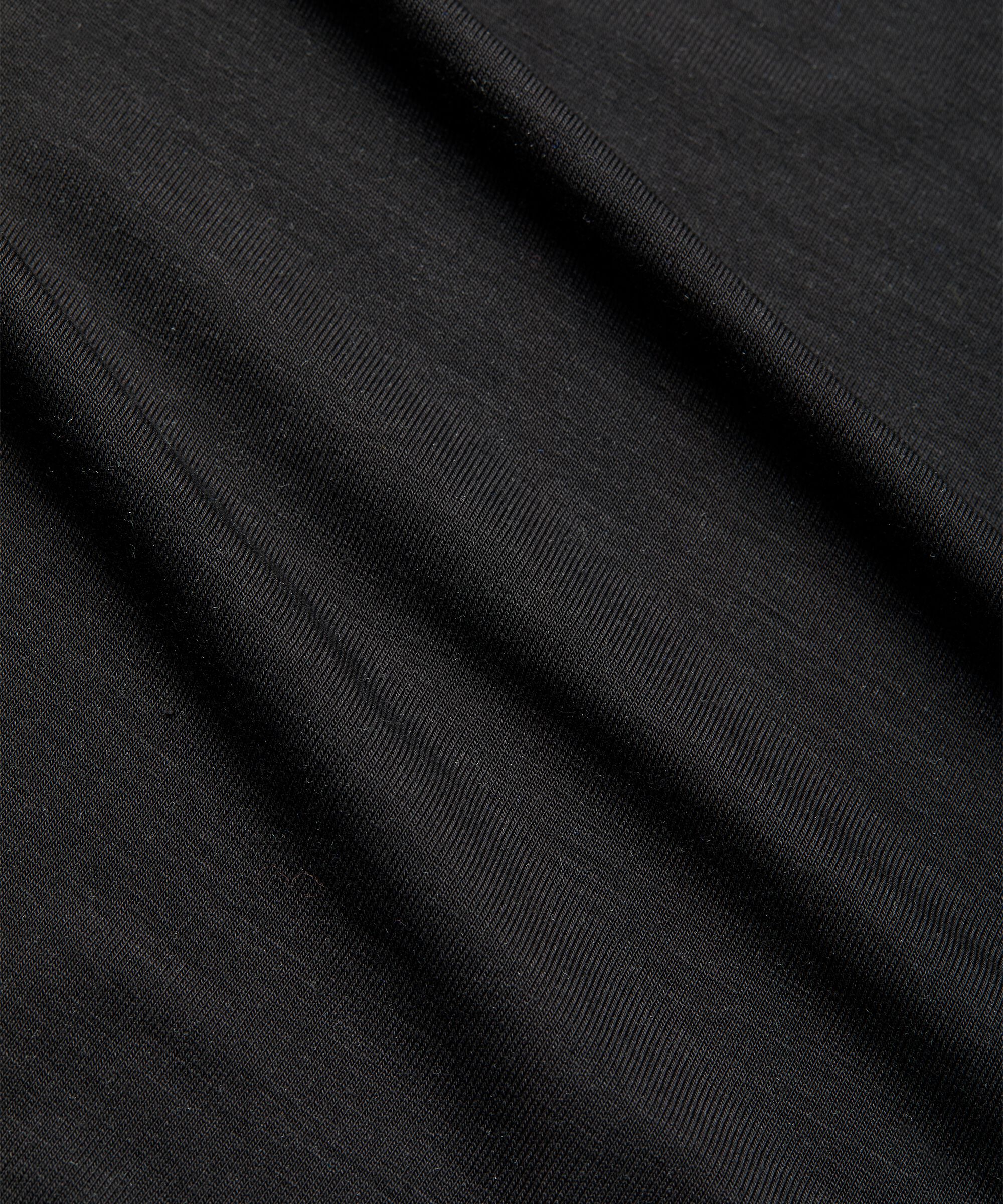 t-shirt fin en lyocell, Black