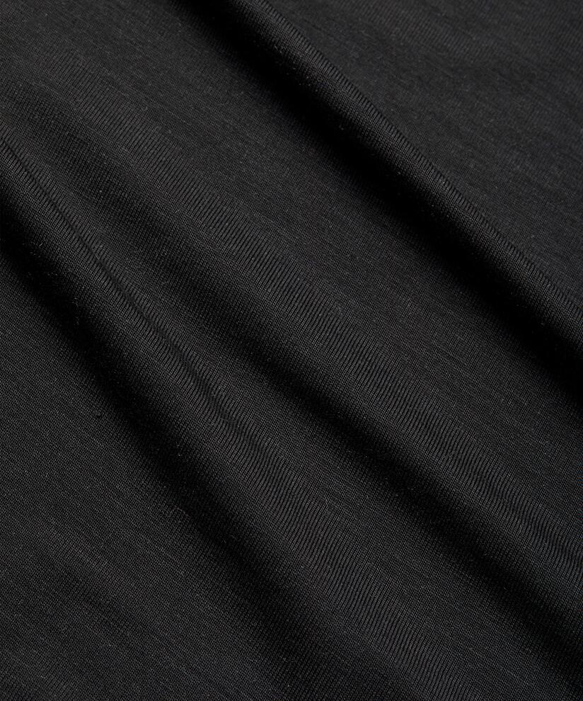 t-shirt fin en lyocell, Black