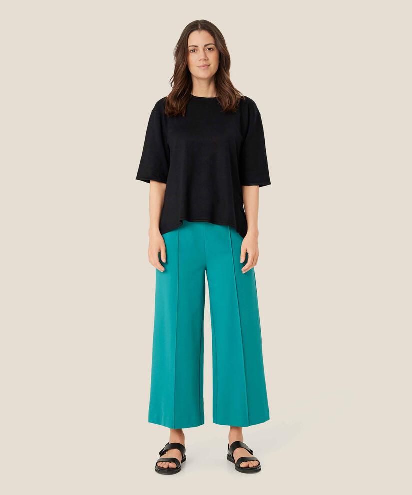 Pantalon En Jersey Épais Avec Poches, Teal