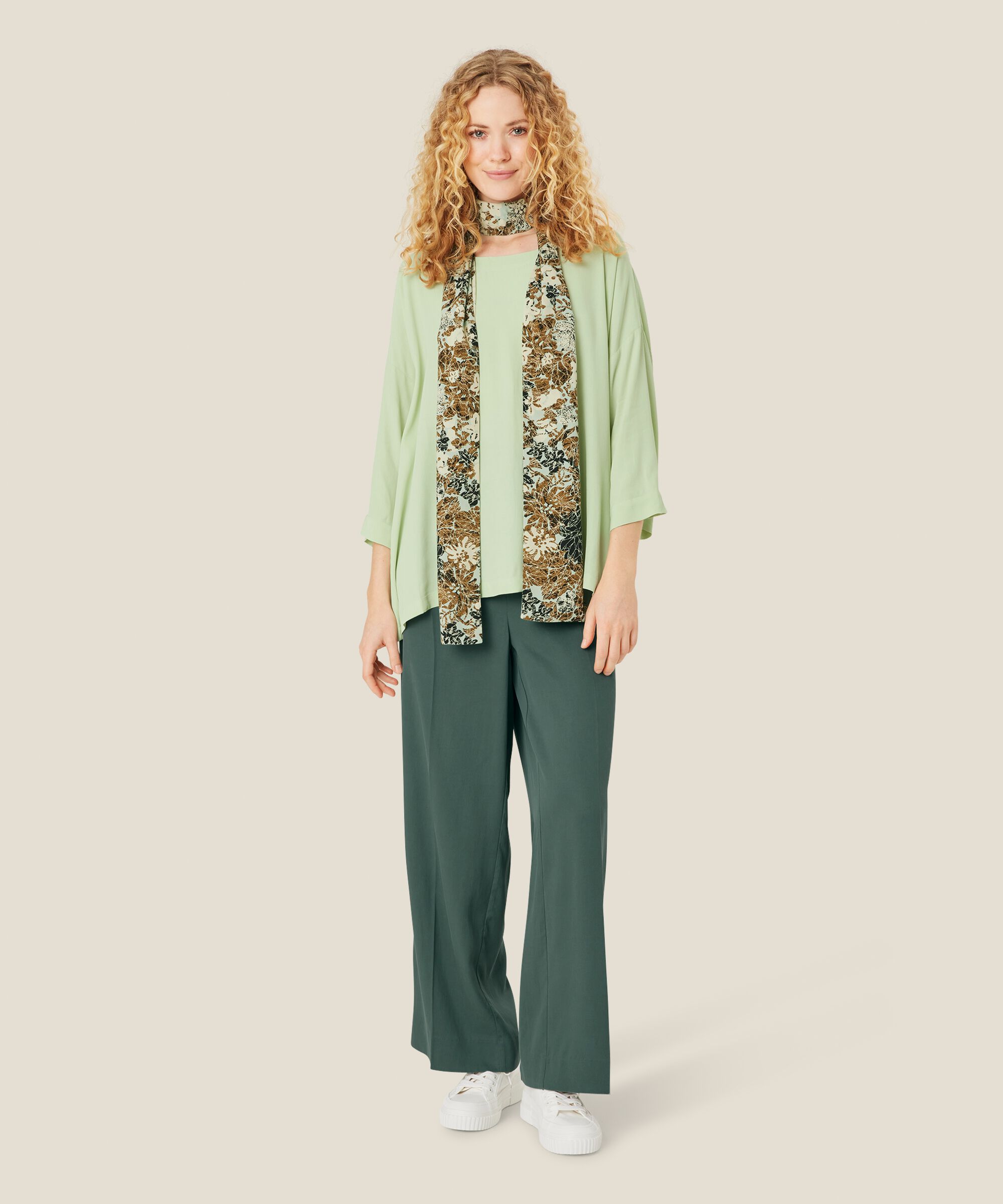 Foulard en Viscose, Bok Choy