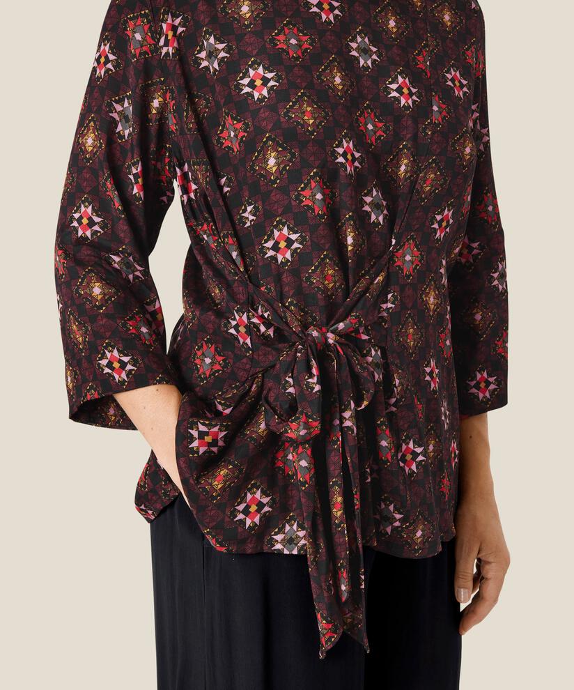 Bee Blouse, Tango Red