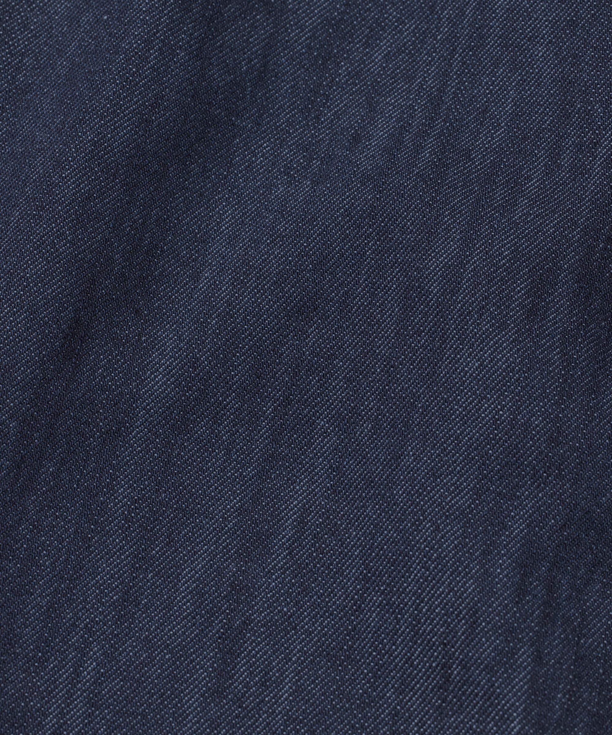 robe en jean à col en V profond, Dark Denim