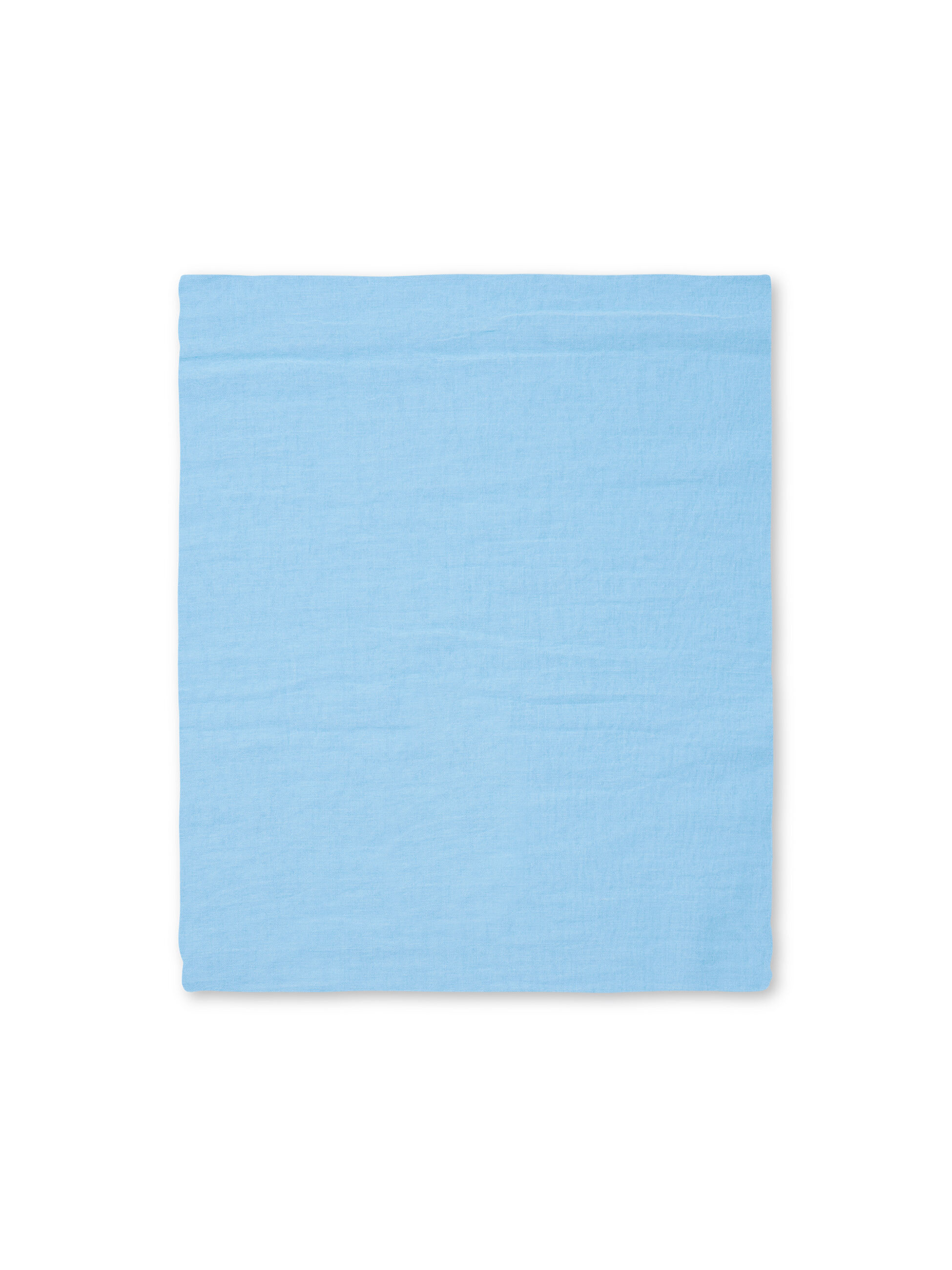 &Eacute;charpe en coton &agrave; franges, Powder Blue