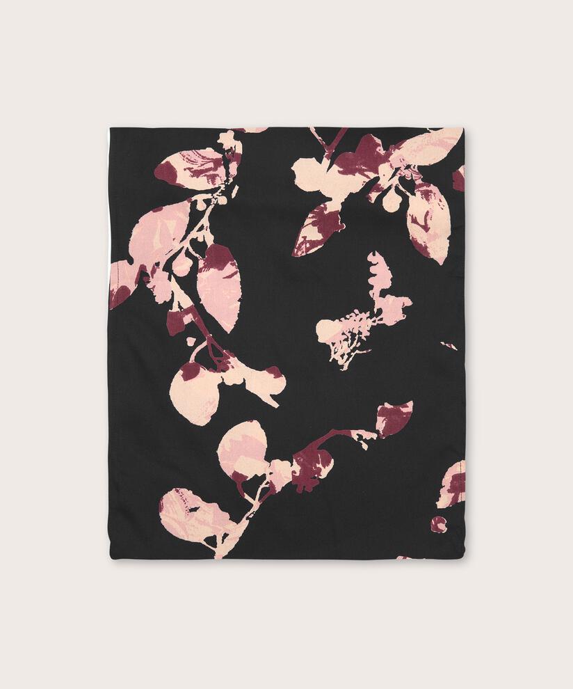 Écharpe En Viscose Imprimée, Tawny Port