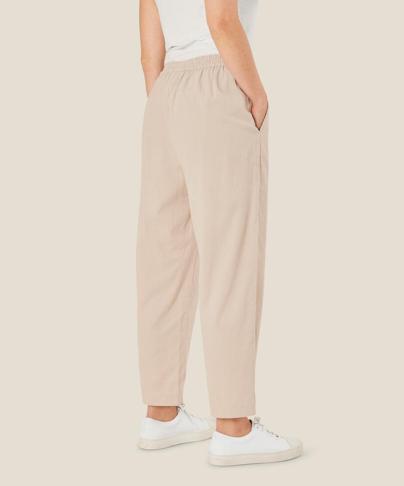 pantalon en velours côtelé avec plis devant, Silver Cloud