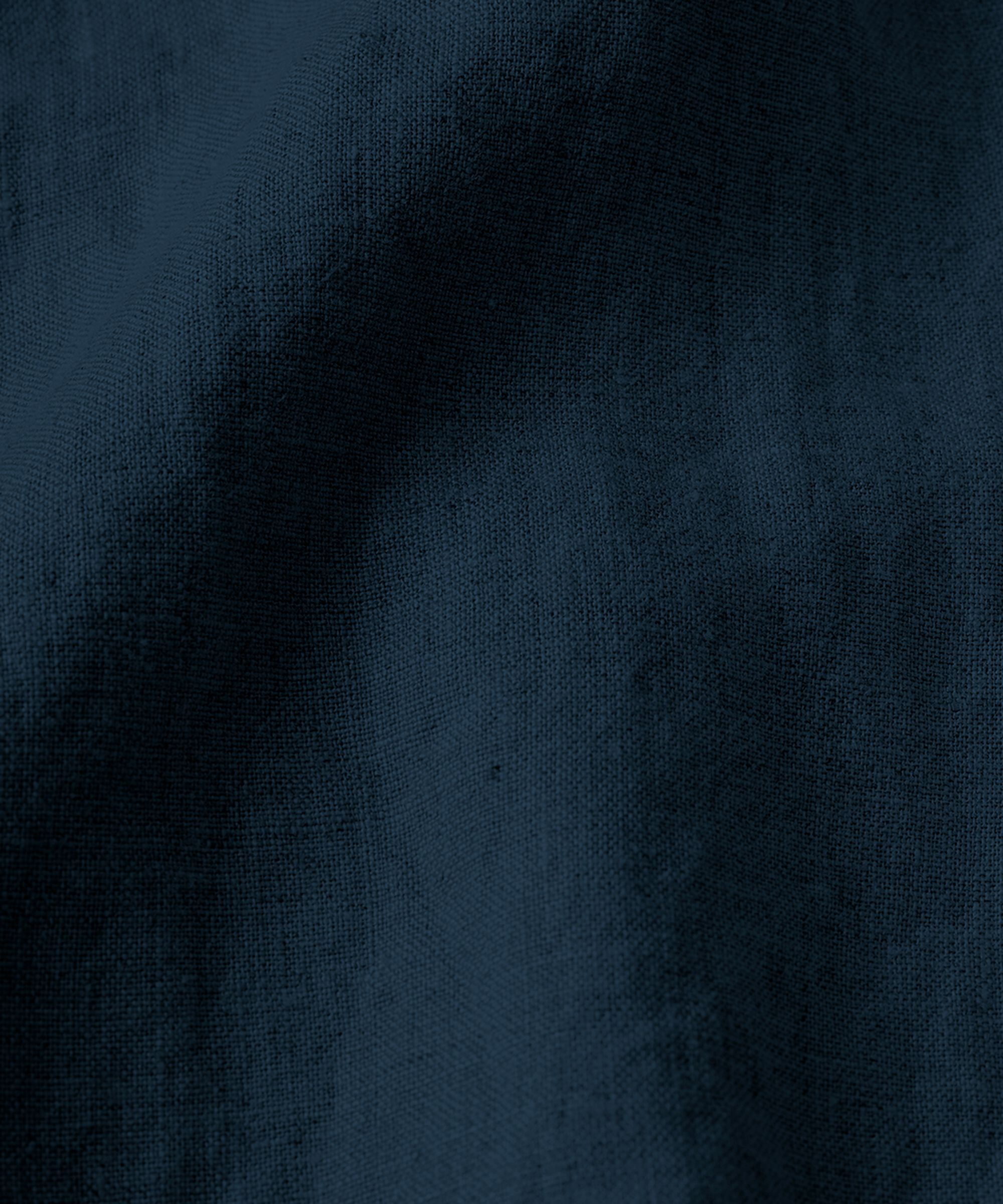 pantalon en lin à jambes larges et taille élastique, Navy