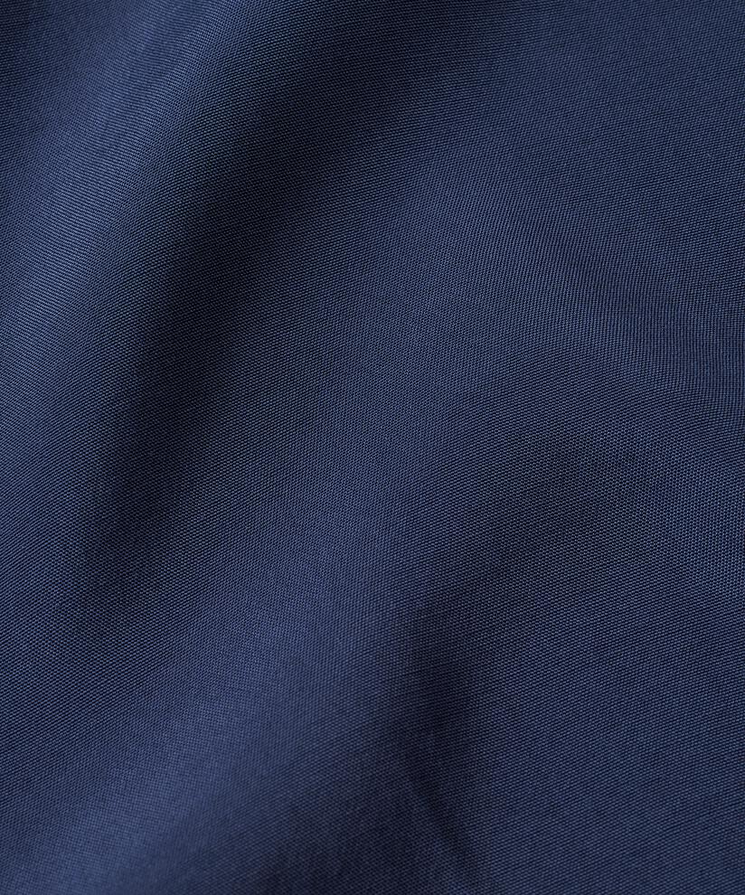 Robe avec corsage bouclé et jupe en viscose, Navy Blazer