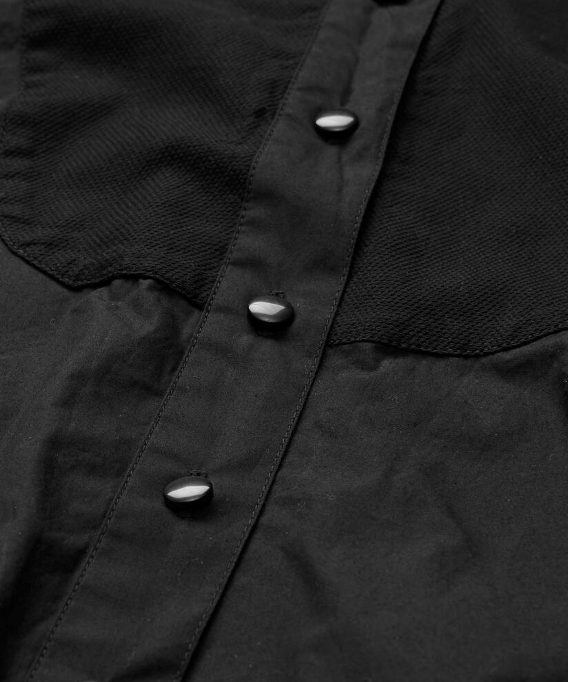 NESTA SHIRT DRESS, Black