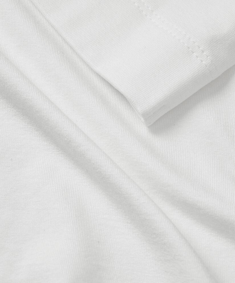 Top En Jersey Doux À Manches Longues, Cream