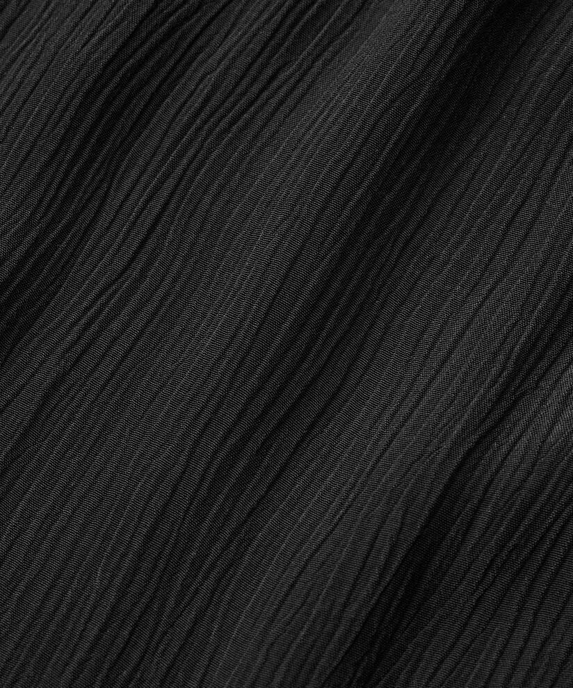 jupe en viscose avec taille élastique, Black