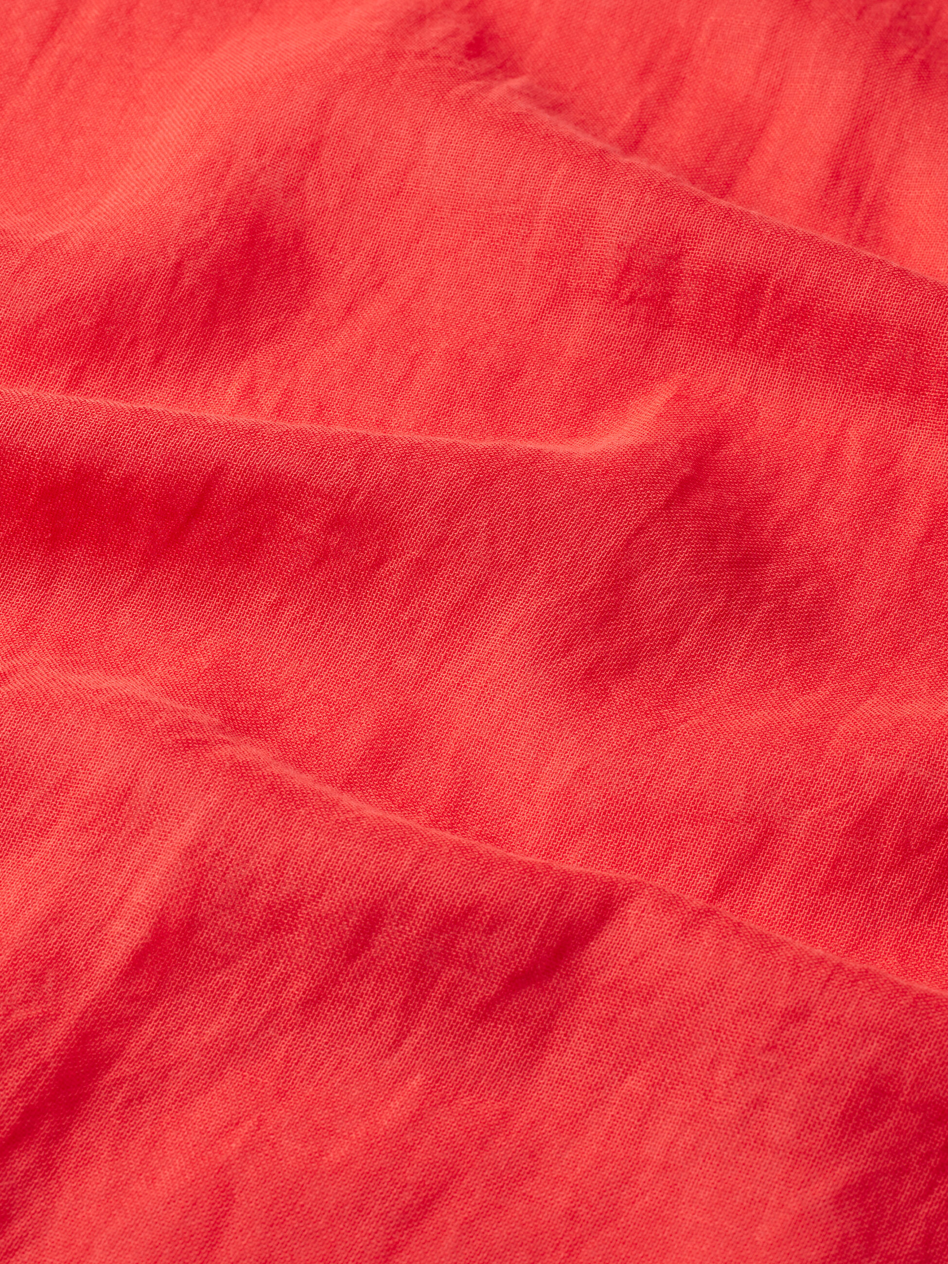 &Eacute;charpe en coton &agrave; franges, Poinsettia