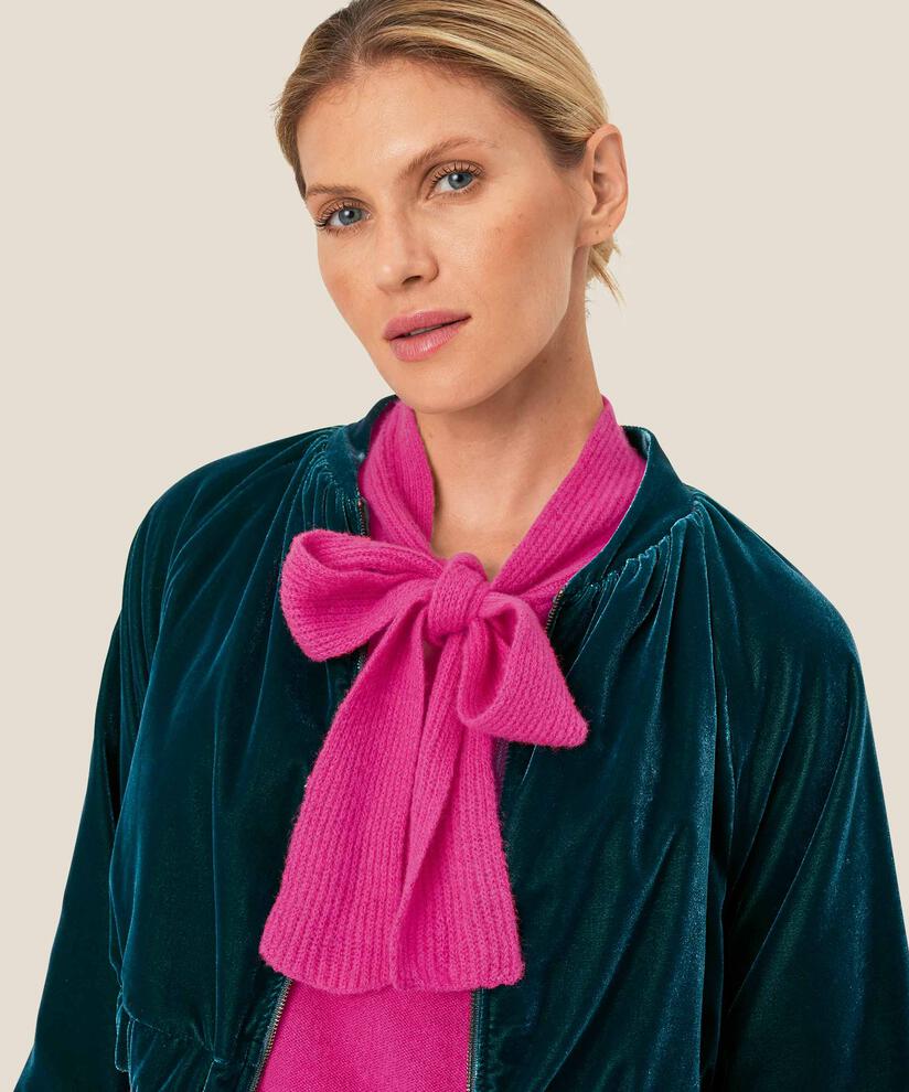 veste courte en velours avec fermeture éclair, Reflect Pond