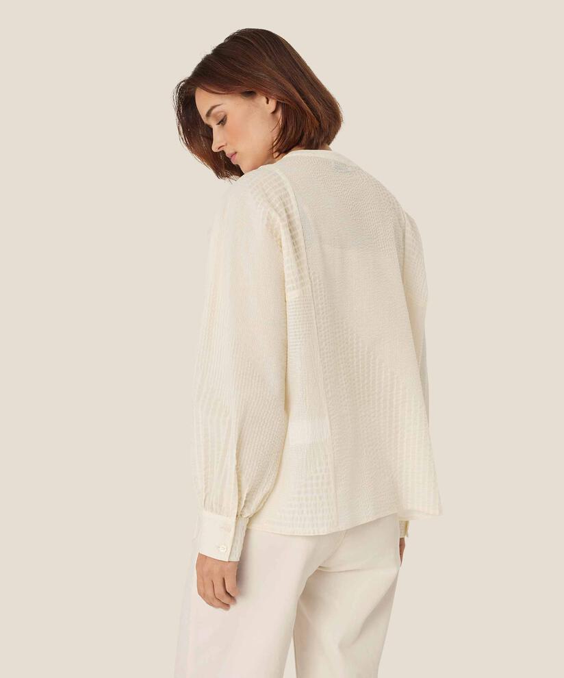 chemise en coton à col rond et machettes, Jet Stream