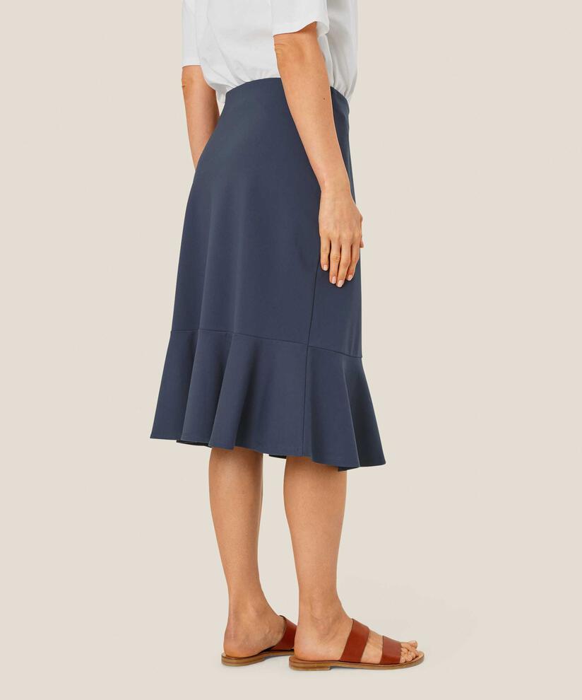 jupe en jersey avec taille élastique, Mood Indigo