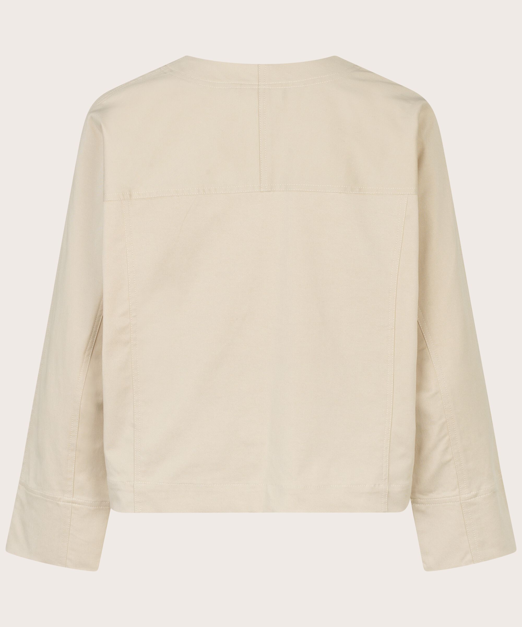 veste avec fermeture à boutons cachés, Fog