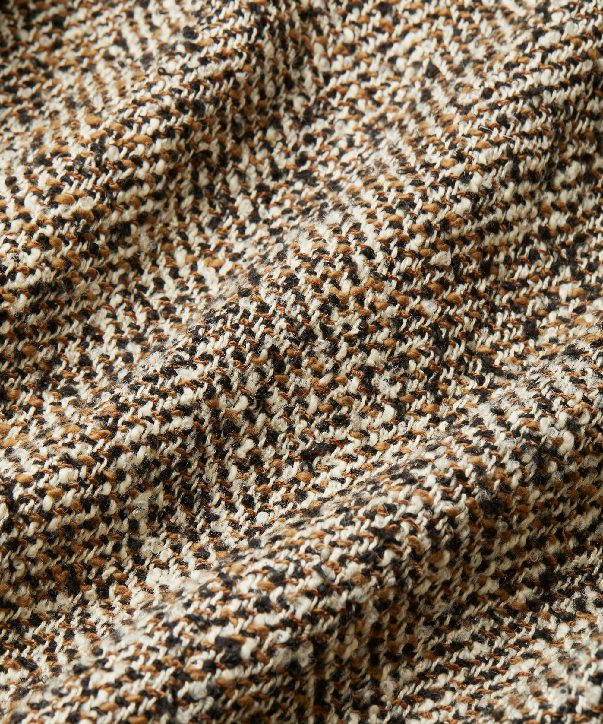 manteau chiné avec fermeture à bouton, Dijon