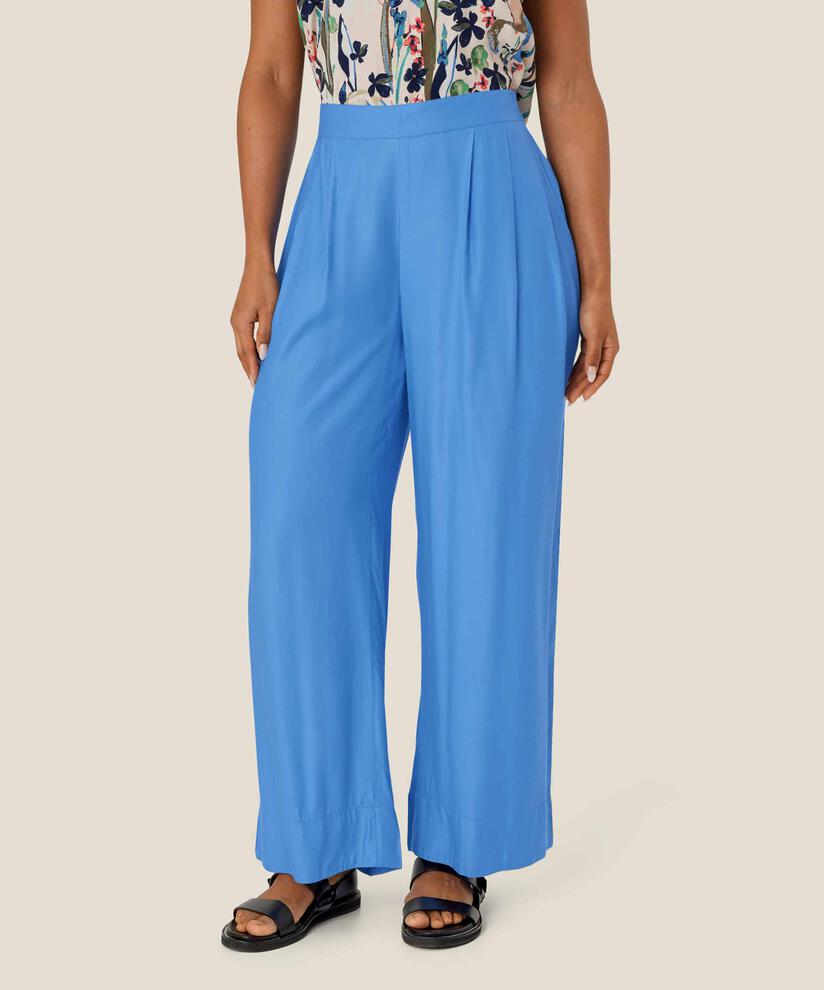 pantalon en viscose avec élastique au dos, Marina