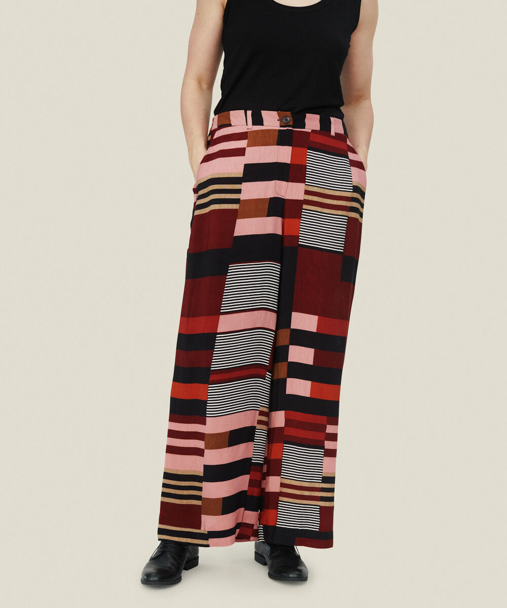 PERINUS TROUSERS, Chilli Pepper