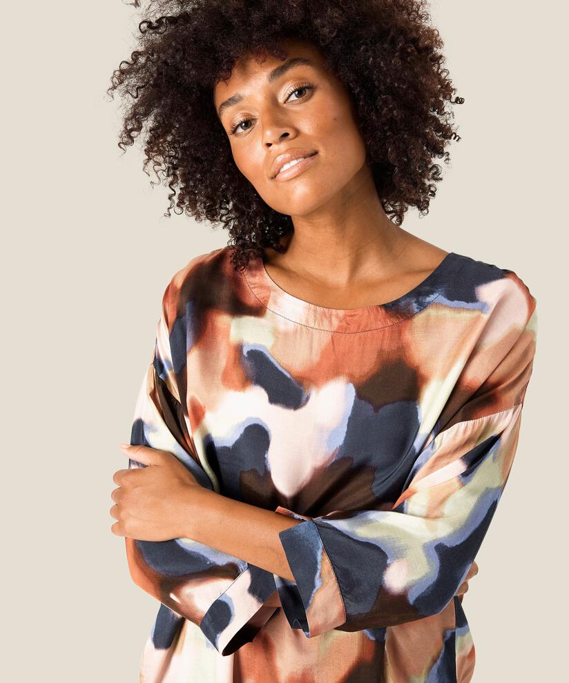 Becca Blouse, Rose Smoke