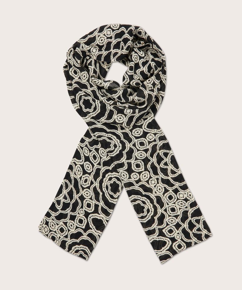 Foulard en viscose, Black