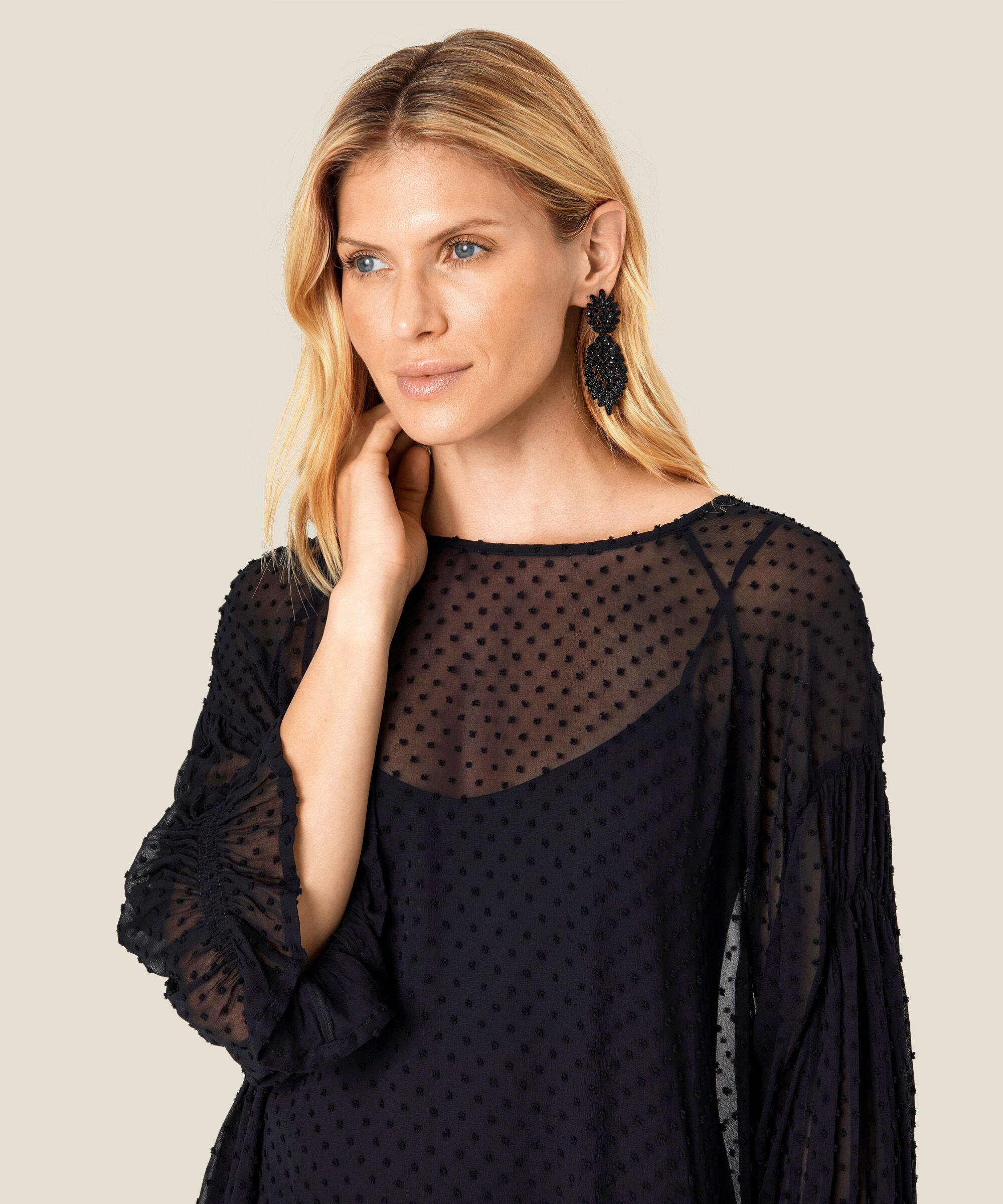 Ginana Tunic, Black