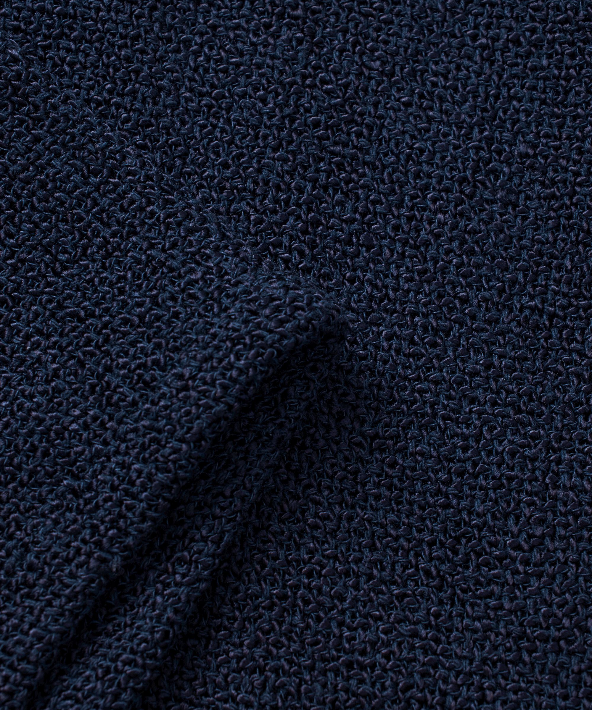 Veste Courte En Bouclé, Navy