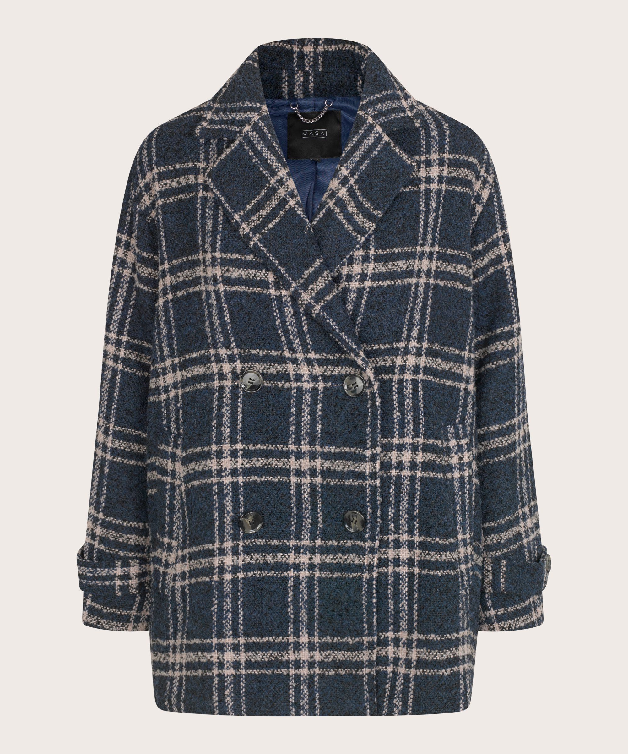 manteau court en laine mélangée, Moonlit Ocean