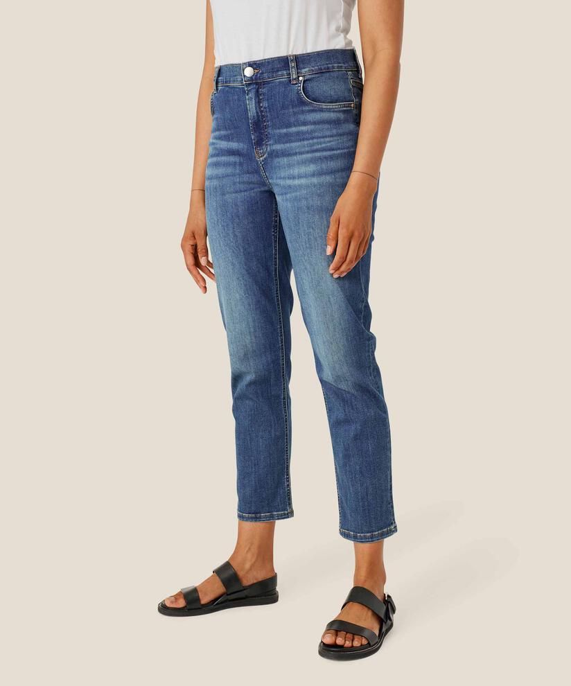 jean stretch à jambes étroites, Basic Denim