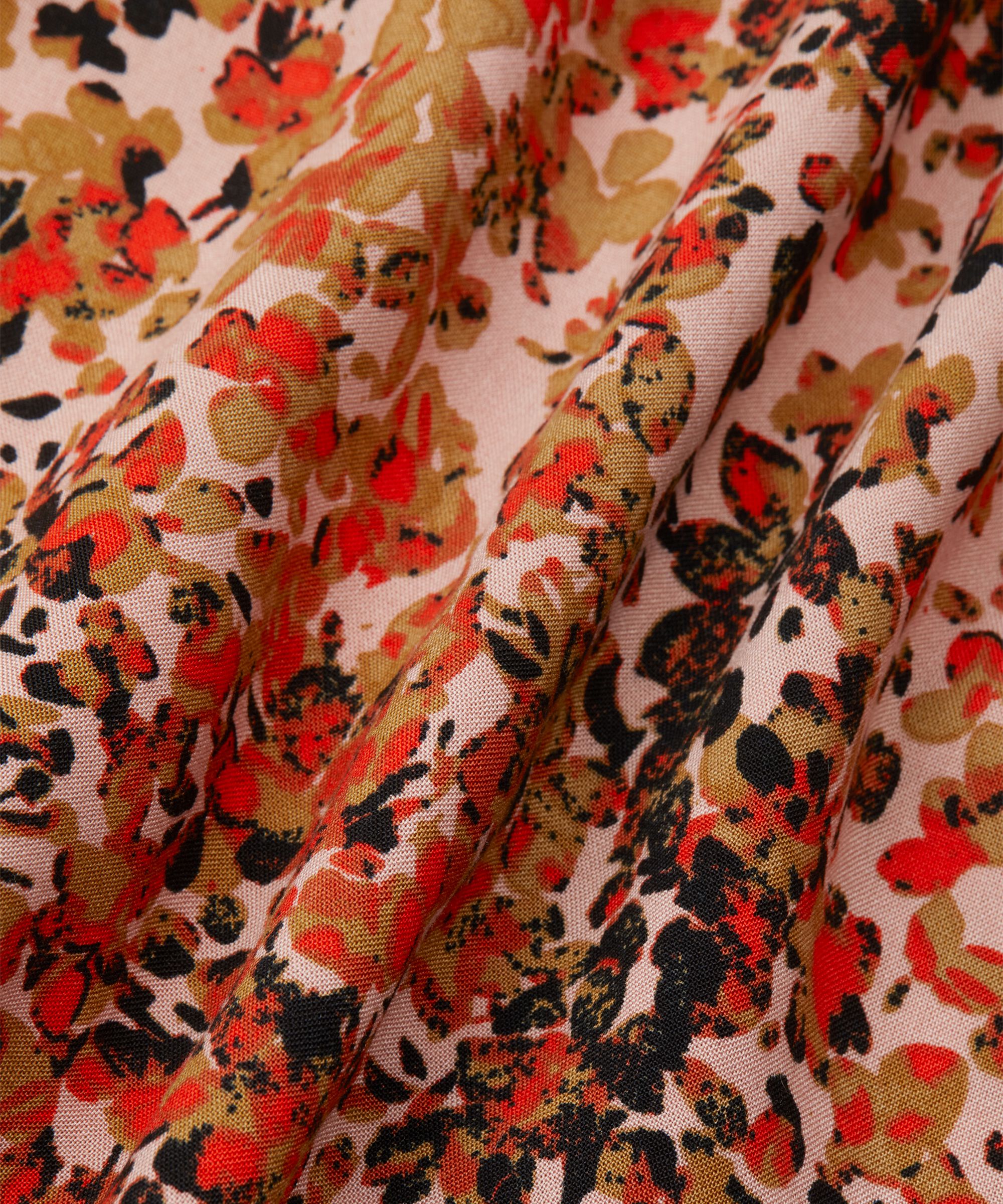 robe viscose détails volants, Misty Rose