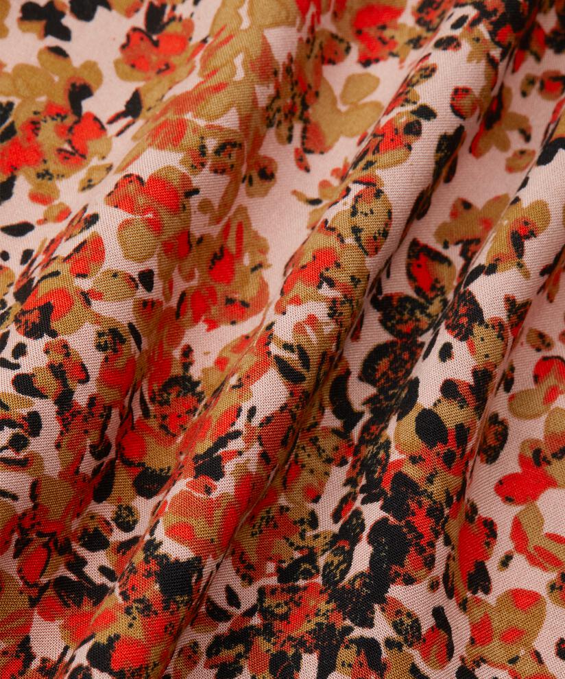 robe viscose détails volants, Misty Rose