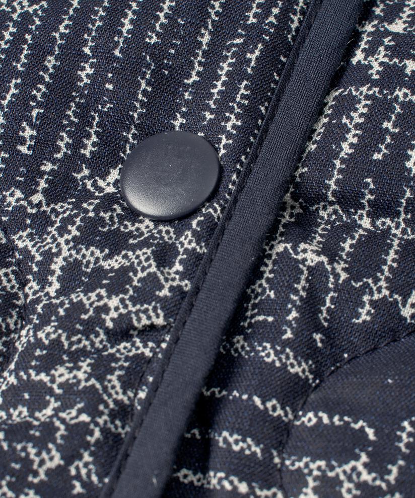 veste matelassée fine avec boutons pression, Navy Blazer