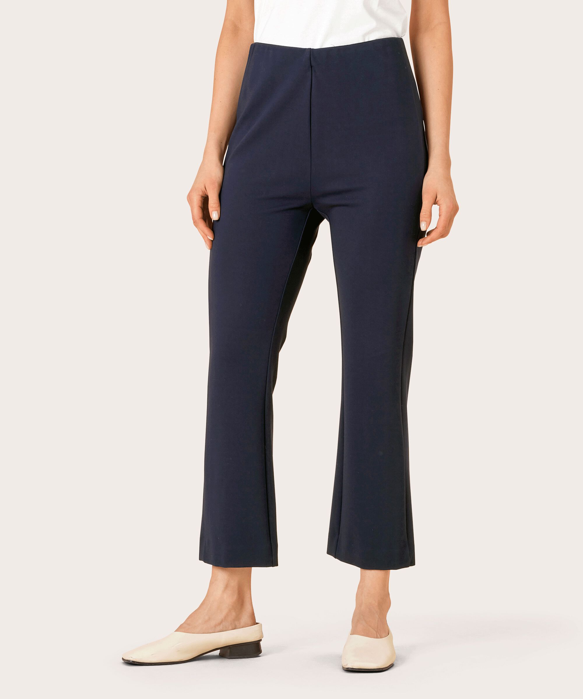 Pantalon Court En Jersey Épais, Navy
