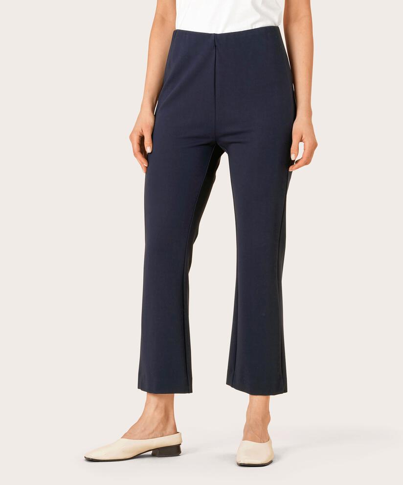 Pantalon Court En Jersey Épais, Navy
