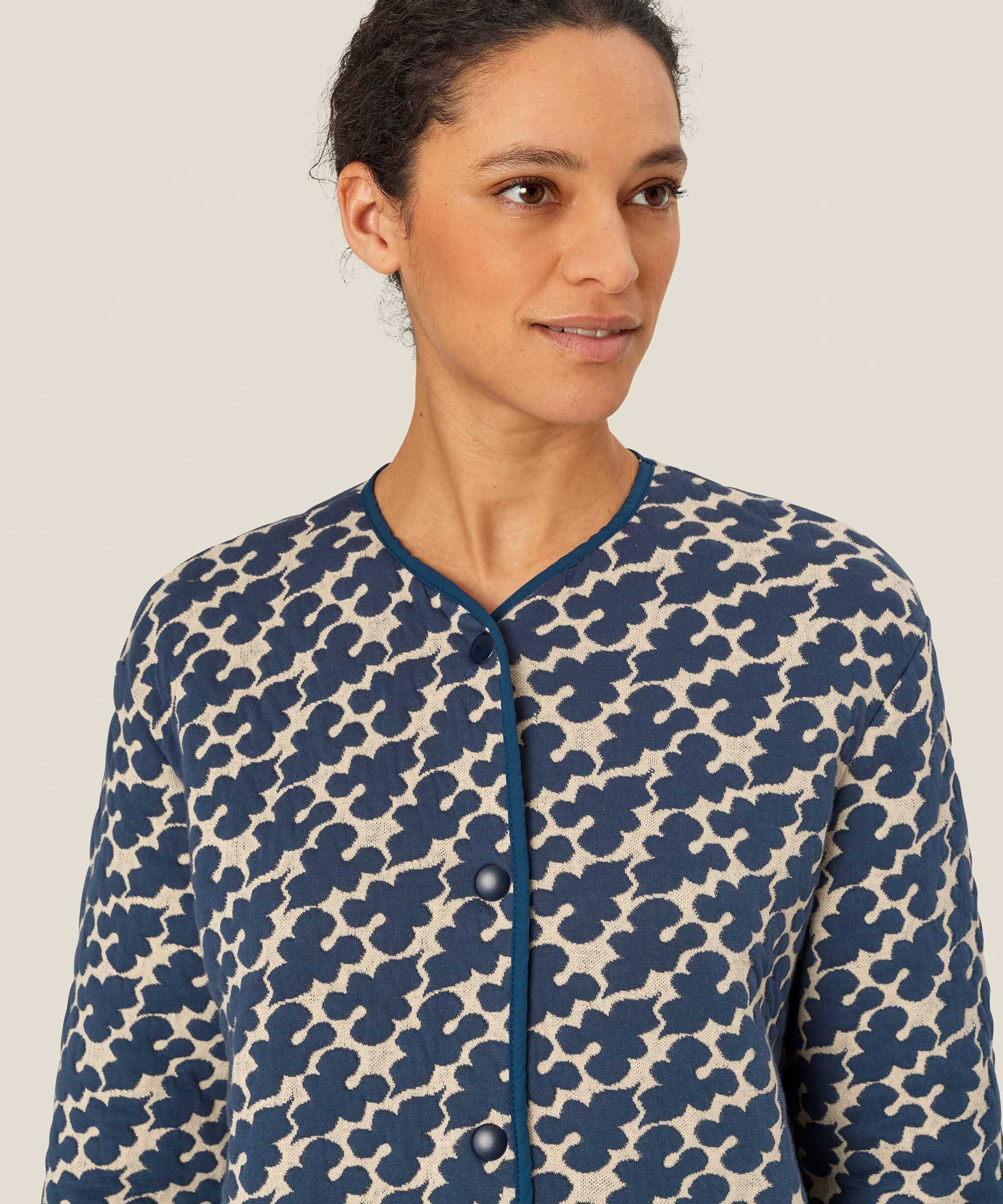 veste légère avec boutons-pression et poches fendues, Mood Indigo