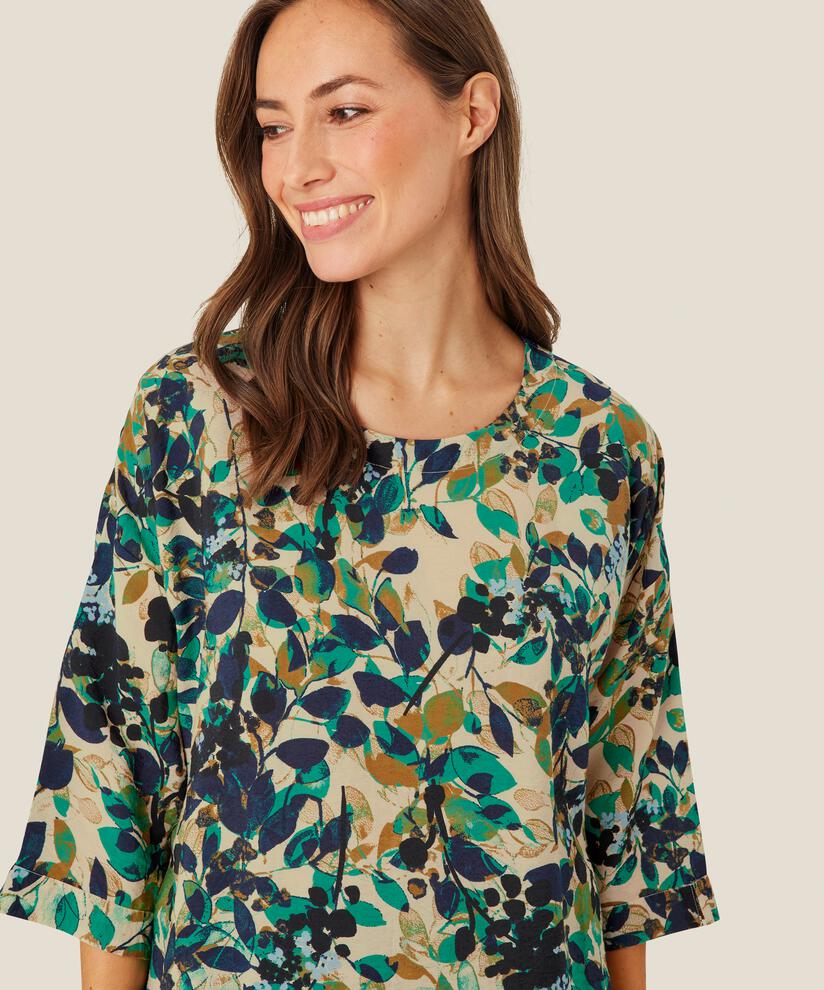 Blouse En Viscose À Manches 3/4, Greenlake