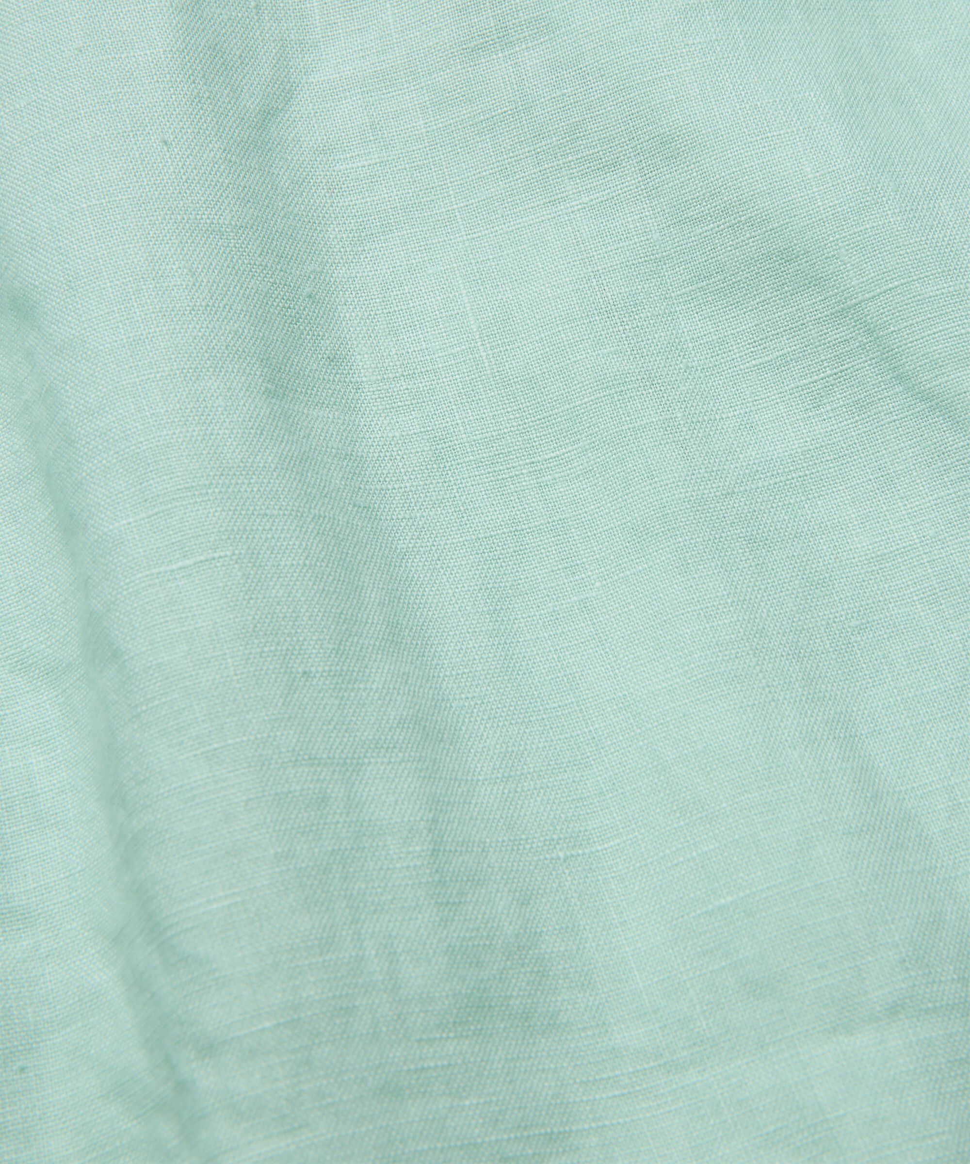 chemise en lin à manches longues, Dusty Aqua