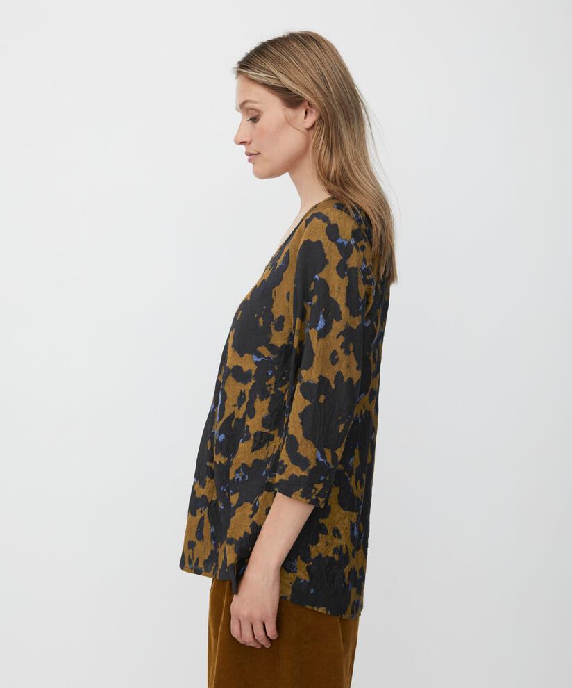 Blouse En Viscose Imprimée À Col V, Breen