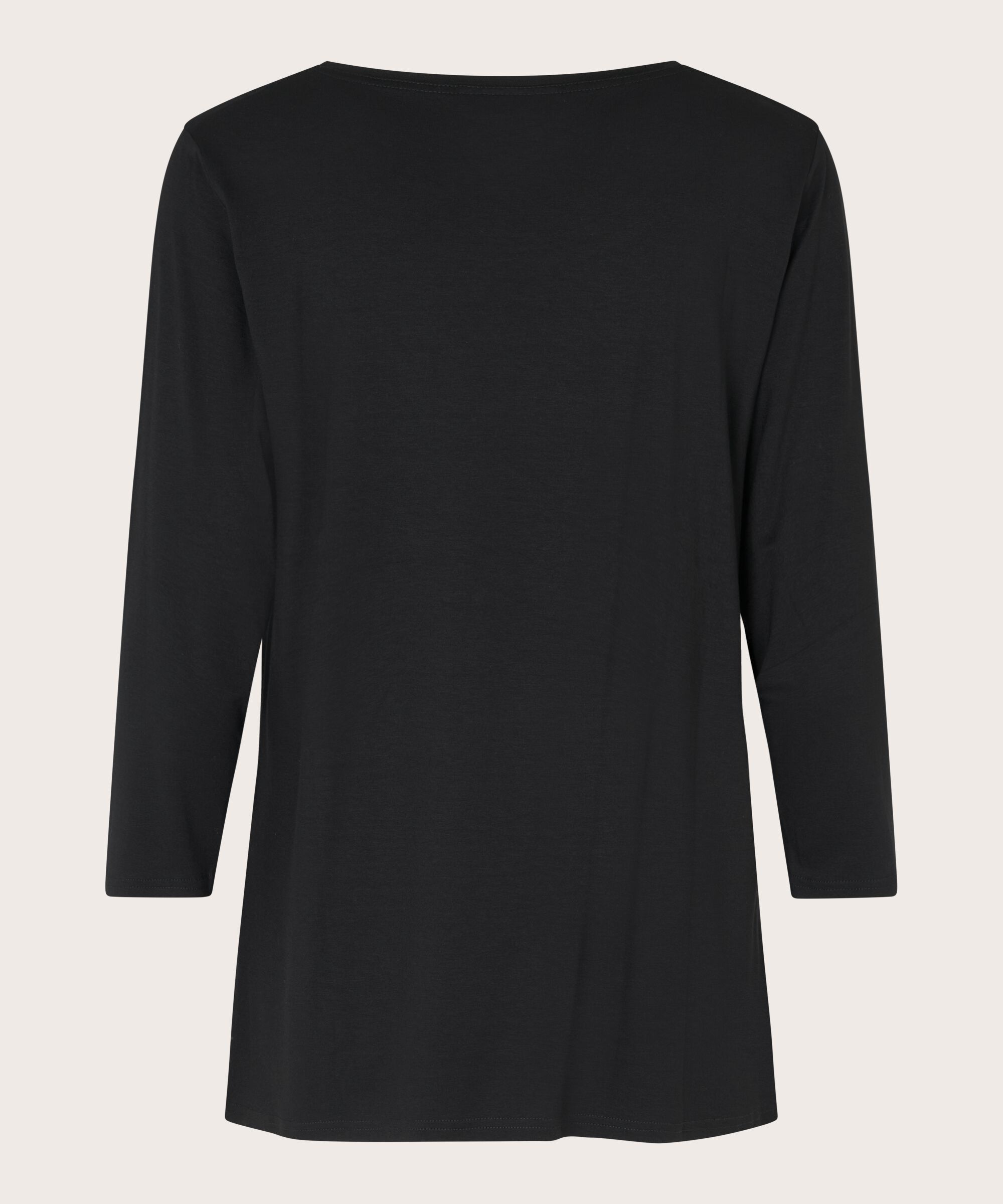 Top En Jersey Á Col Rond, Black