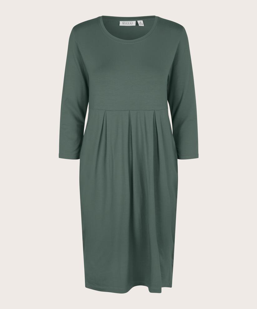 robe tulipe en jersey , Balsam Green