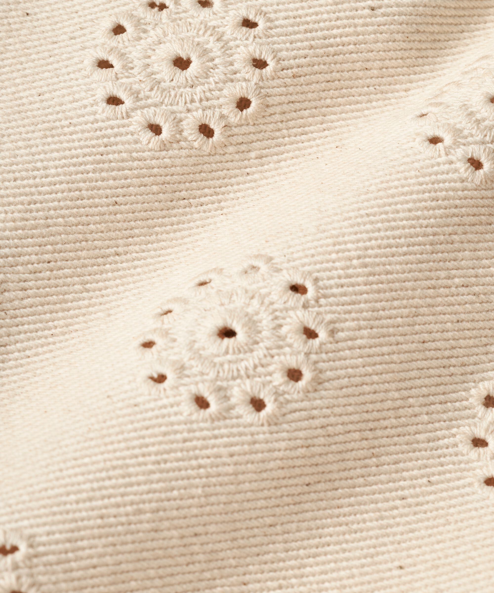 veste en jean avec motif troué, Whitecap