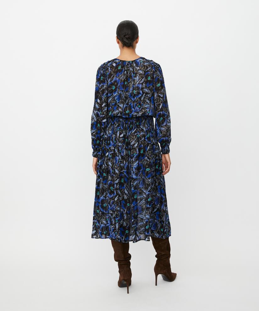 robe en viscose légèrement transparente avec smocks à la taille, Surf the web