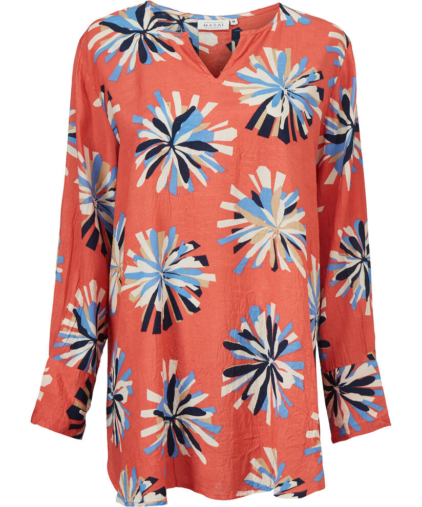 GILIA TUNIC, Spiced Coral