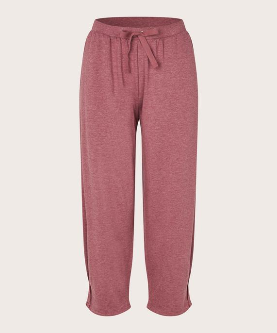 pantalon de jogging en jersey doux, Tawny Port mel.