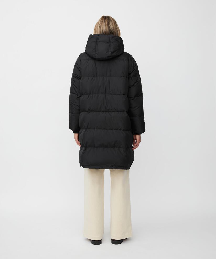 Manteau En Duvet Avec Capuche, Black