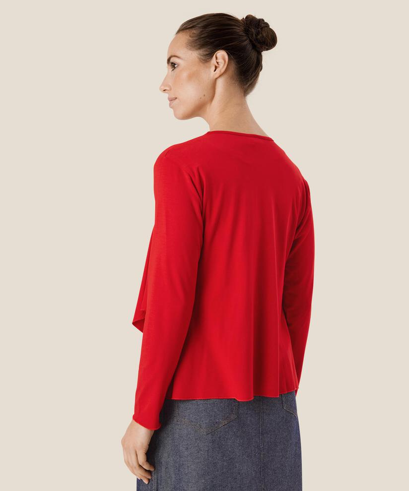 Cardigan Ouvert En Jersey, Goji Berry