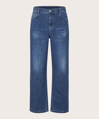 jeans coupe ample et extensible, Blue Denim