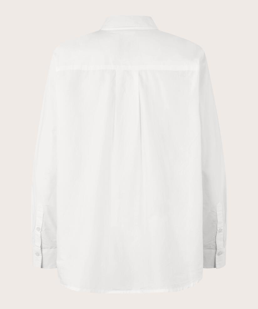 Chemise Boutonnée En Coton, White