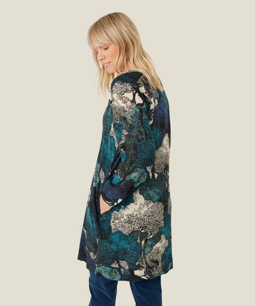 tunique en viscose imprimée avec poches fendues, Celestial